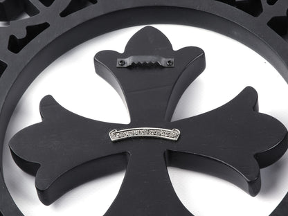 CH Noir Cross Matte Black Statement Sculpture