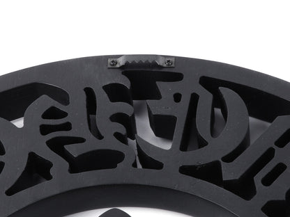 CH Noir Cross Matte Black Statement Sculpture